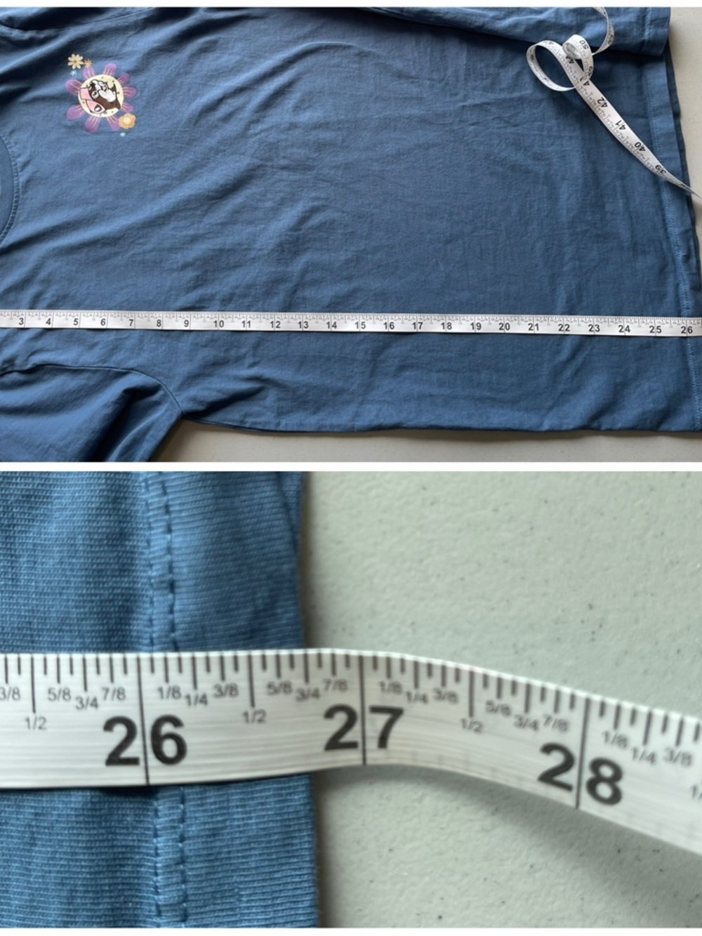 Bucee's size small T shirt EUC floral forest Live Simple Dream Big beaver small - Picture 7 of 10